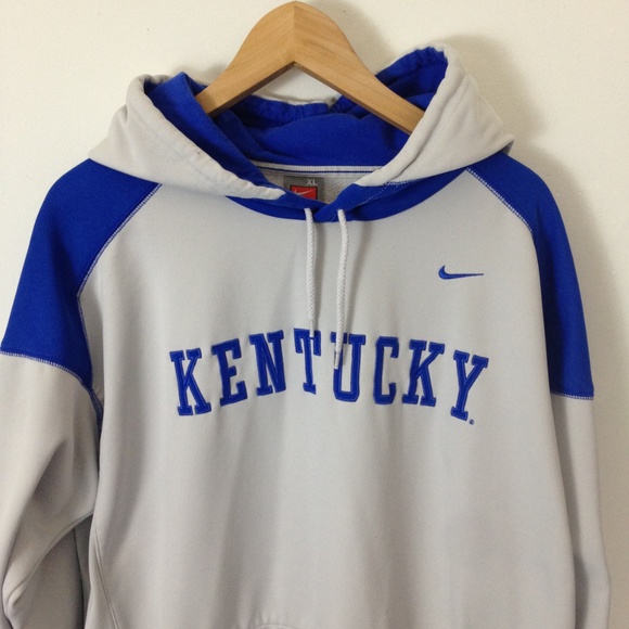 Nike Other - Nike Kentucky Blue Gray Hoodie XL Sweatshirt